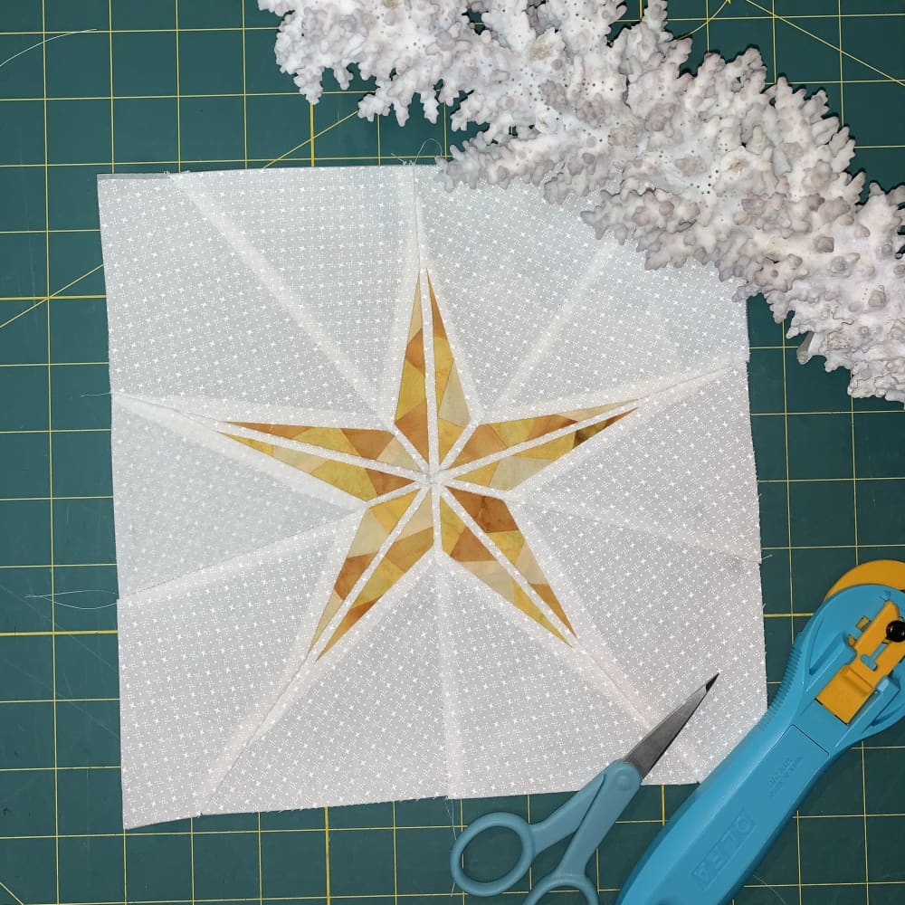 Origami Starfish Foundation Paper Piecing Pattern by 