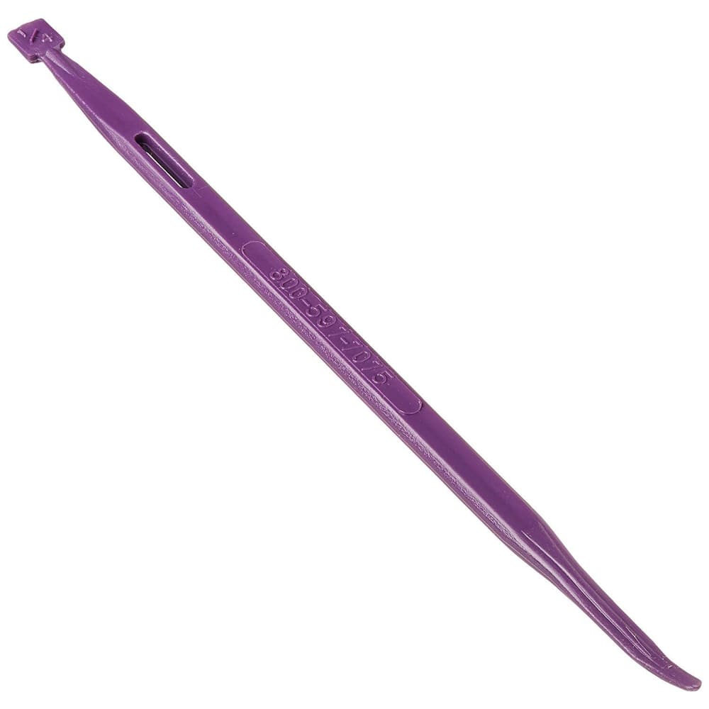 Purple plastic loom tool from Purple Thing, perfect for quick measurement guides and presser foot use
