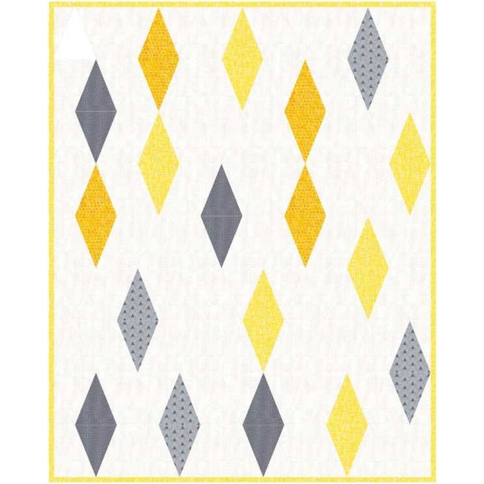 Random Diamonds Baby Quilt PDF Pattern by Donna Westerkamp -