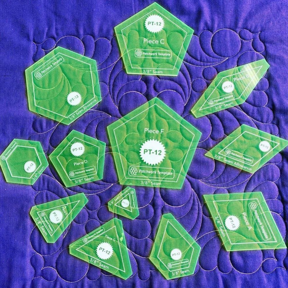 thumbnail image 2 of 300 Piece Hexagon Paper Piecing Templates - Quilting Supplies For Beginners DIY Patchwork 2 of 9