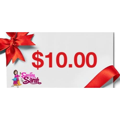 Sewing by Sarah Shop Card - $10.00 - Gift Cards