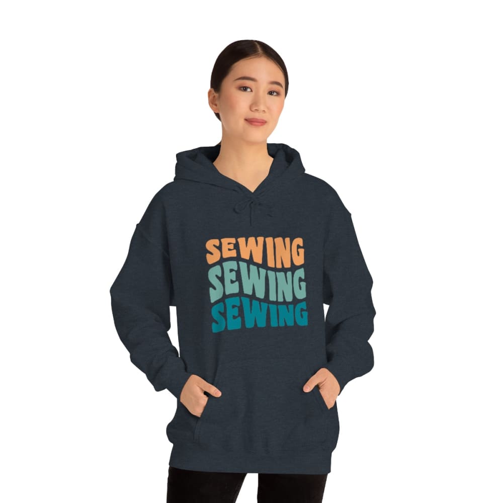 Sewing Hooded Sweatshirt - Hoodie