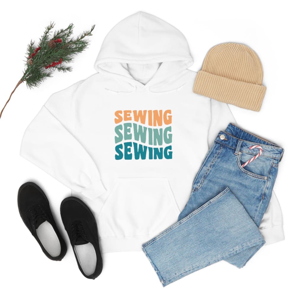 Sewing Hooded Sweatshirt - Hoodie