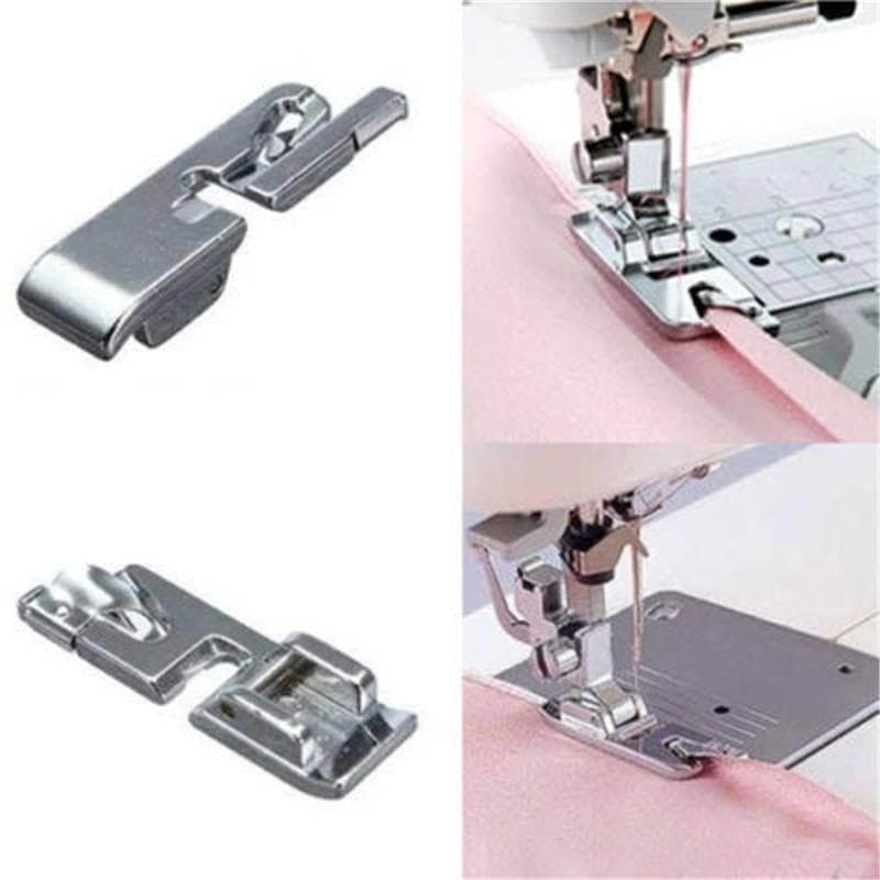 HADEEONG Sewing Rolled Hemmer Foot, Rolled Hem Presser Foot, 8 Sizes Wide Rolled Hem Foot Set Hemmer Foot for Sewing Machine, Sewing Accessories and