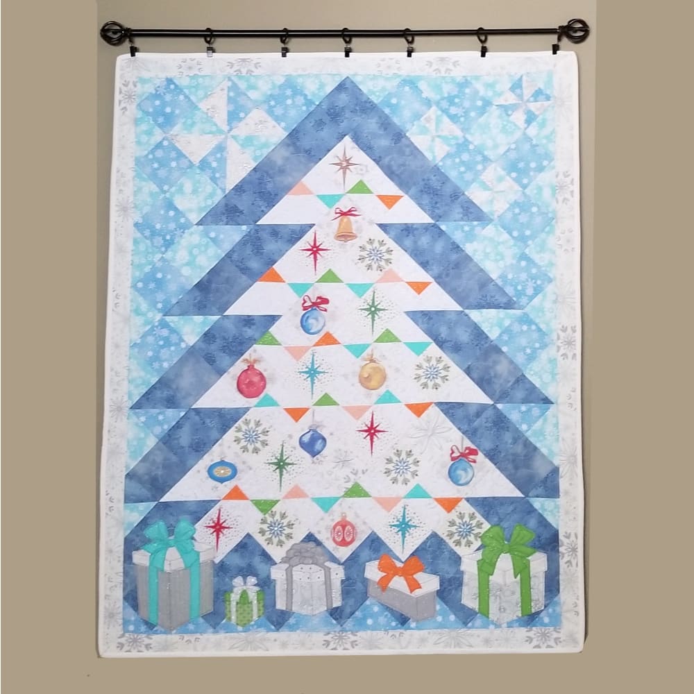 White Christmas Quilt PDF Pattern by Sharon Joy Picciolo - 